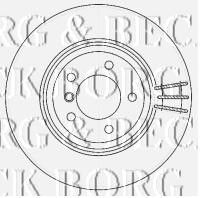 BORG & BECK bbd4472 -  Тормозной диск